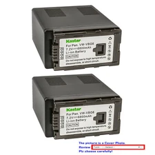 Kastar Replacement Battery Pack for Panasonic VW-VBG6 & AG-HMC150 Camcorder