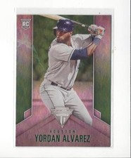 2020 Panini Titanium Green #15 Yordan Alvarez RC Rookie Astros