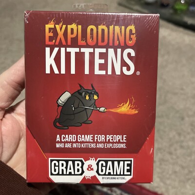 Exploding Kittens - Grab & Game European UK Edition - Exploding Kittens