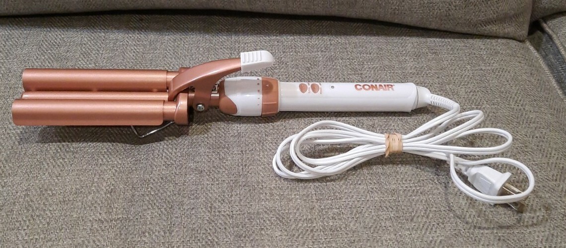 Conair Double Ceramic Triple Barrel Curl Styling Waver Adjustable