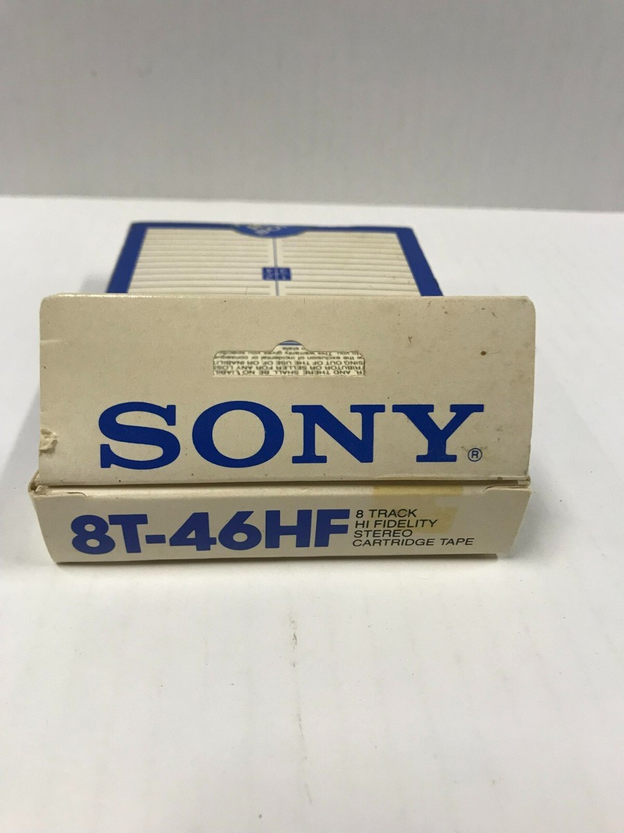 Sony 8 Track Tape Hi Fidelity Stereo Cartridge Tape 8T-46HF | eBay