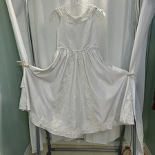 Angels Garment White Baptism Bridal Communion Princess JrBride Sz 7 USA