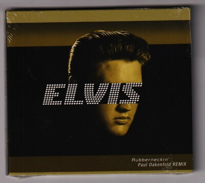 3 TRACK MAXI CD(SEALED)ELVIS PRESLEY RUBBERNECKIN PAUL OAKENFOLD REMIX