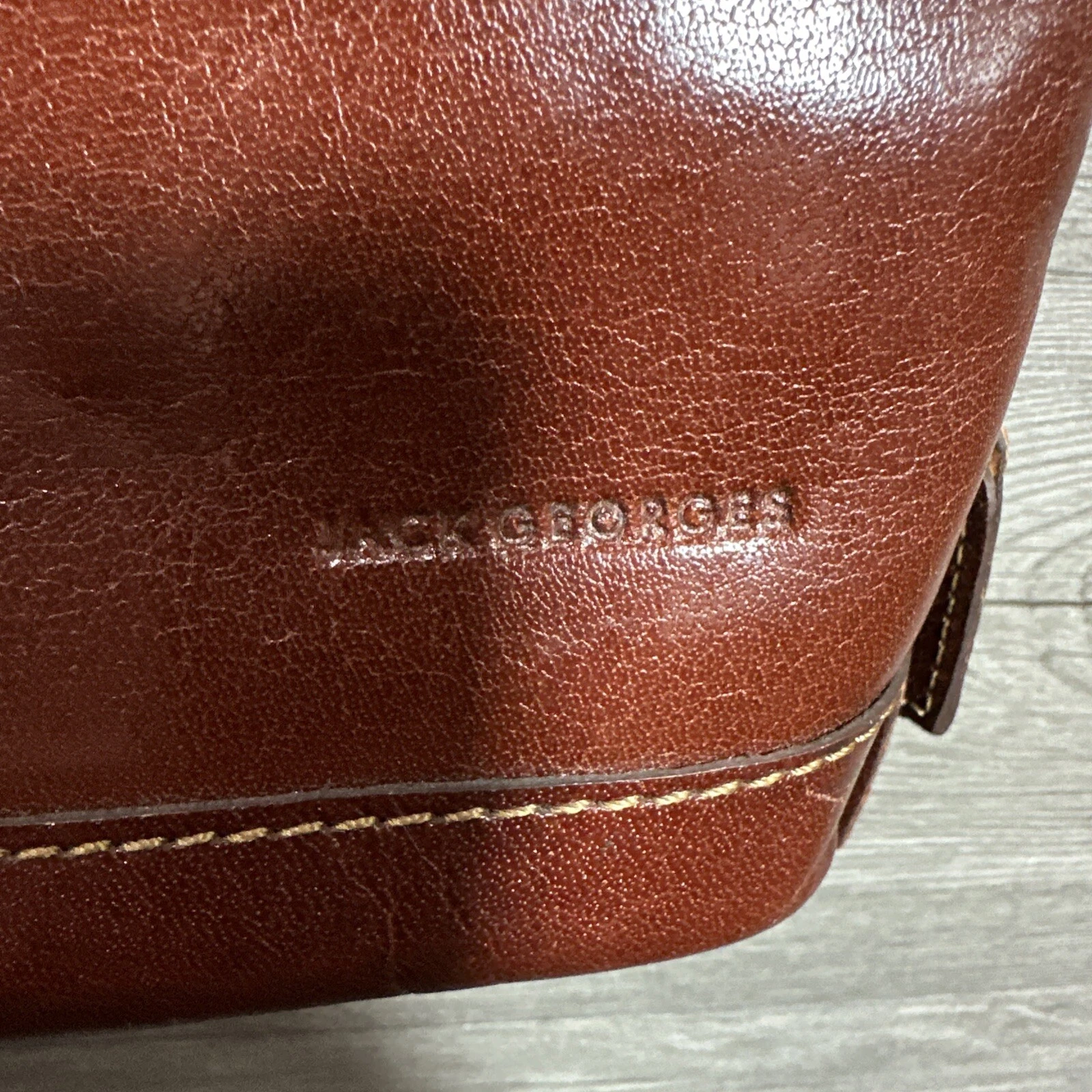 WANDLER Zaino convertibile Jack Georges vera pelle Voyager marrone borsa messenger