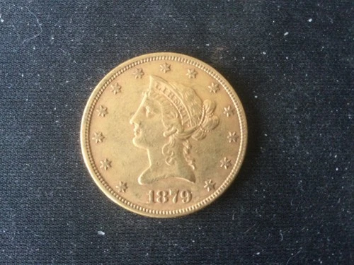 1879 $10 Liberty Head American Eagle 90% Fine Gold Coin United States