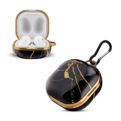 For Samsung Galaxy Buds Live Case Earbuds Protective Cover Shell with Carabiner