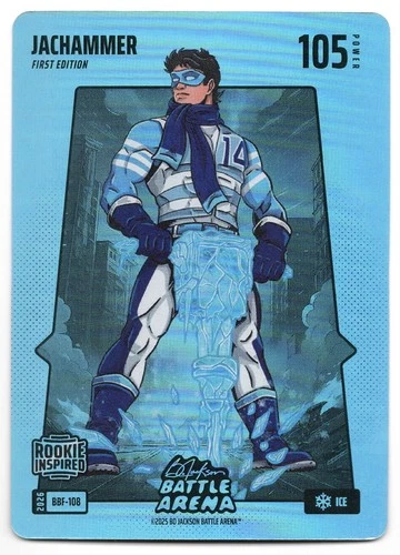 BO JACKSON BATTLE ARENA GRIFFEY JACHAMMER / JACK CAGLIANONE BLUE BATTLE FOIL ICE