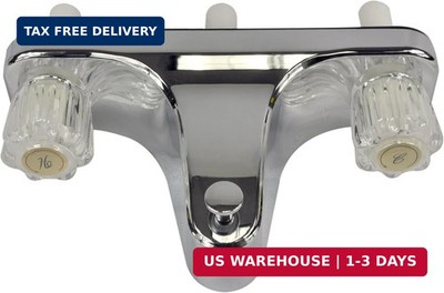 Danco Mobile Home RV Tub Shower Center-Set Faucet, 8 inch, 2-Handle, Chrome with