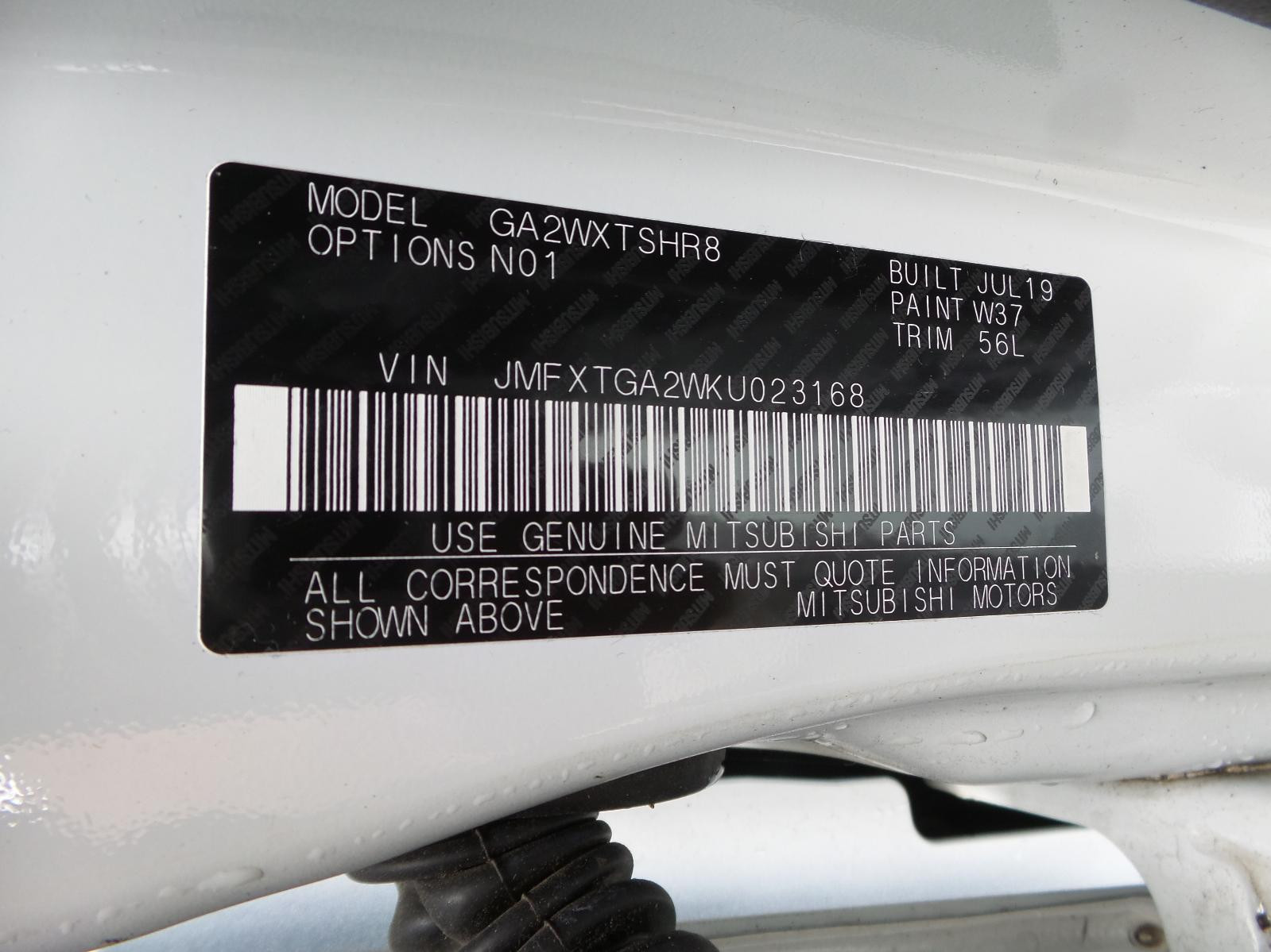 2019 Mitsubishi Asx INTERIOR MIRROR 05/10- 11 12 13 14 15 16 17 18 19 20 21 22 23 24 image 4