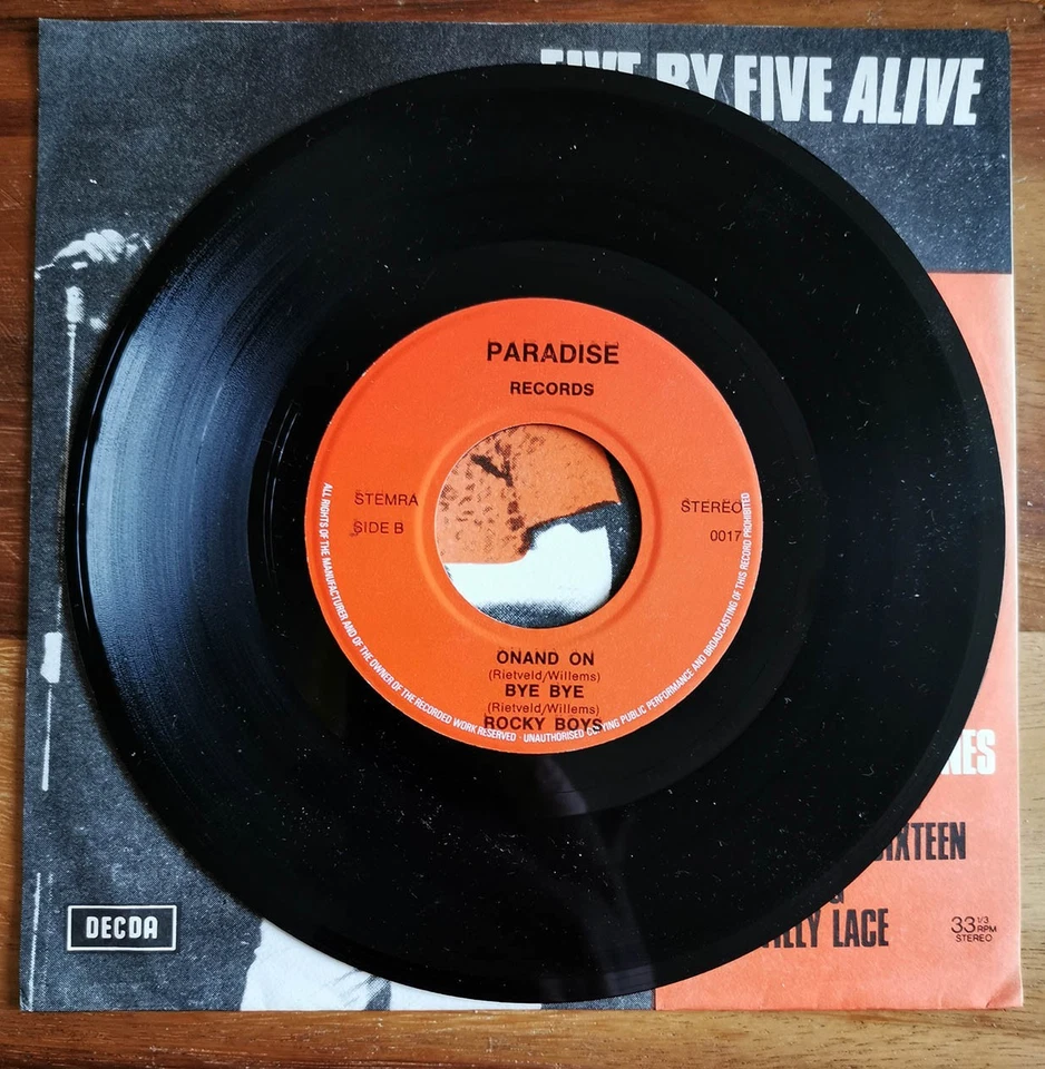 Rolling Stones - Mick Jagger - Five By Five Alive 7" EP - Image 4 of 4