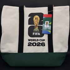 Official FIFA World Cup 2026 Canvas Tote Bag FIFA Licensed NEW With Tags 