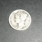 1942 Mercury Dime.  90% Silver.