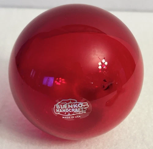 Blenko Float Ball Red Blenko Glass float ball