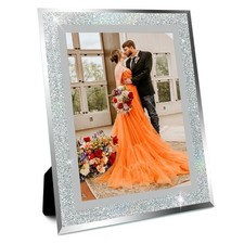 Glass Photo Frame 4x6 5x7 6x8 inch High Definition Vertical Horizontal Displa...