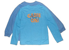 Boys Size Medium 8 Long Sleeve Basic T-Shirts Cat Jack Blue