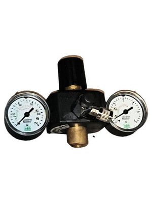 Dennerle PROFI 500 CO2 Druckminderer Aquarium Druckregler Schwarz