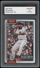 Dylan Smith 2026 Topps #13 MLB Detroit Tigers Rookie Card RC 1st Graded 10. rookie card picture