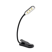 Flexible Rechargeable LED Book Light With 3 Light Modes Easy Clip Reading Lamp