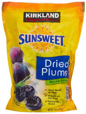Kirkland Signature Sunsweet Pitted Dried Plums Prunes Whole Fruit 1.59kg 9.30 per kilo