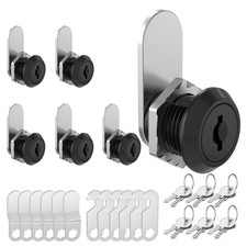 inBovoga 6 Pack 5/8" Cam Mailbox Cabinet Locks Keyed Alike Toolbox RV Storage
