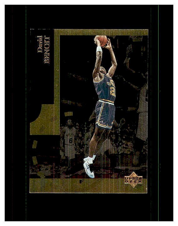 David Benoit 1994-95 Upper Deck Special Edition RARE Gold #SE175  Utah Jazz MINT