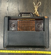 Tested, Works Vintage 1940s Admiral Suitcase Radio- 7P33-n