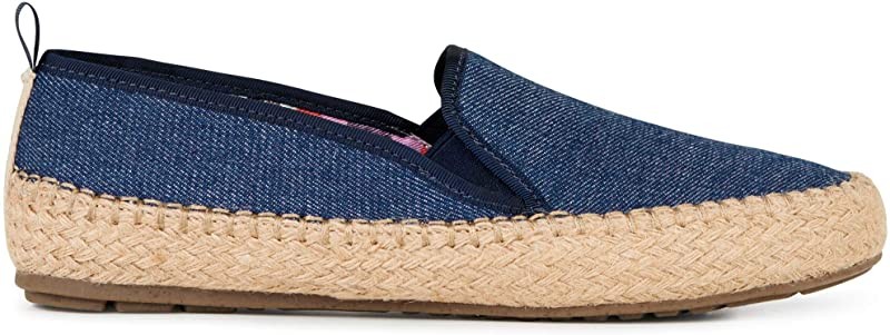 Женские слипоны на плоской подошве с резинкой EMU темный деним 10 BM США 4990₽