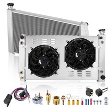 3-Row Radiator with Thermostat Switch for Chevrolet C1500 K1500 C2500 CU622
