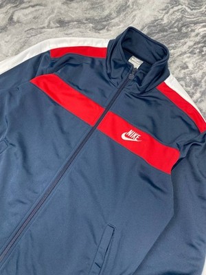 Vintage Nike Tracksuit Jacket And Pants 00s Striped Swoosh Men