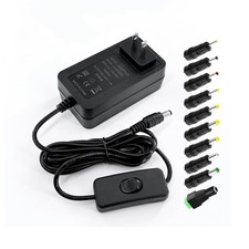 24V 3A Power Supply AC Adapter DC 24Volt 72W Transformer AC 100-240V 50/60Hz ...