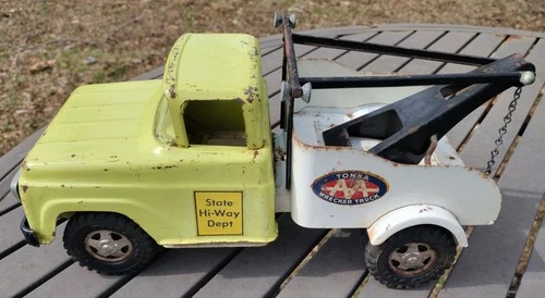 Vintage Tonka Custom State Hi-Way Dept AA Wrecker Tow Truck 1959