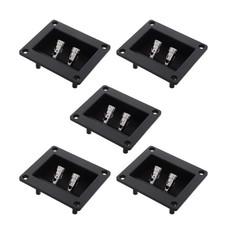  5pcs Speaker Terminal Cups with 2-Way Binding Posts: Subwoofer Terminal Cup