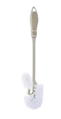 Superio Toilet Brush, Bowl Cleaning System with 1 Pack, Beige-no Caddy