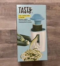 Tasty 3-In-1 Spiralizer & Juicer New in Box
