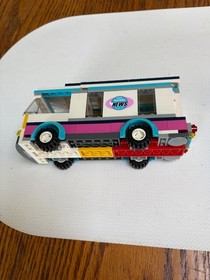Lego Friends  Heartlake News Van & Sunshine Harvest Tractor and Cart Incomplete