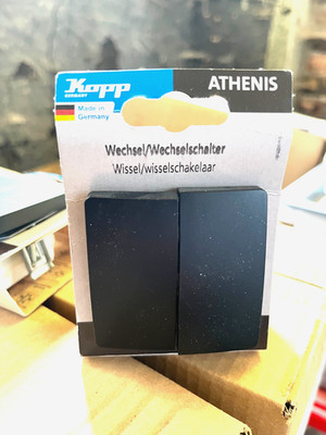 KOPP Wechsel/Wechselschalter Athenis  anthrazizUP Unterputz Schalter 1polig