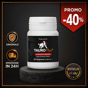 Tauro Plus extra forte. L'ORIGINALE integratore per la virilità maschile.