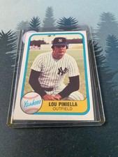 1981 Fleer - Lou Piniella #85 - FREE SHIPPING