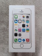 Apple iPhone 5S 16GB White EMPTY BOX Stickers Manual
