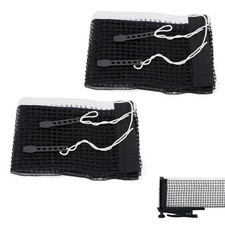 2 Pack 71 Inch Nylon Ping Pong Net Replacement for Kettler Table, Portable