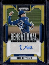 2025 Panini Prizm Frank Mozzicato Sensational Signatures Gold /10 Auto Royals