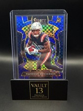 2025 Panini Select Concourse Blue Checkered TreVeyon Henderson /249