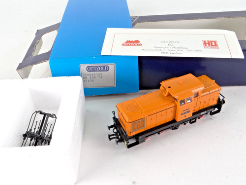 Gützold Piko 25100 Diesellok BR 106 256-1 DR, DC Analog, H0 # Lesen | Zustand: Gebraucht