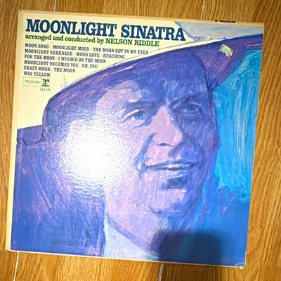 Frank Sinatra Moonlight Sinatra Reprise F-1018 12'' Vinyl LP Mono Vocal Album