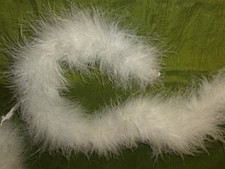super fluffy snow white 5' feather boa