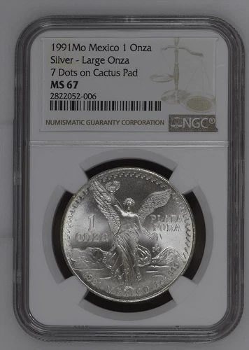 1991 Mexican Silver Libertad 1 oz — photo from the most recent tracked eBay sale