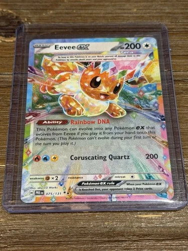 Eevee ex 075/131 Sv: Prismatic Evolutions Holo