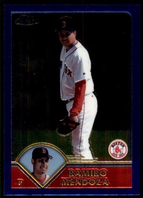 2003 Topps Chrome Ramiro Mendoza Boston Red Sox #T83
