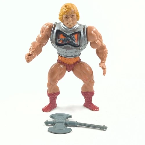 MOTU Vintage BATTLE ARMOR HE-MAN Figure Masters of the Universe 1983 Mattel
