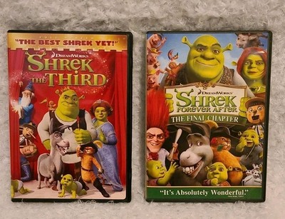 SHREK Volumes 3 & 4 (DVD, Set Of 2 Movies) - Pre-owned